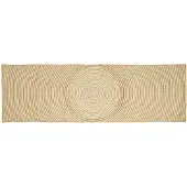 vidaXL Gebied Tapijt Wit 80 x 250 cm Jute
