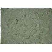 vidaXL Vloerkleden Olijfgroen 240 x 340 cm Jute