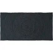 vidaXL Vloerkleden Donkergrijs 80 x 150 cm Jute