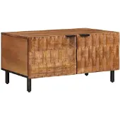 vidaXL Salontafel Bruin 80 x 50 x 40 cm Massief Mango Hout