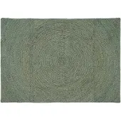 vidaXL Vloerkleden Olijfgroen 140 x 200 cm Jute