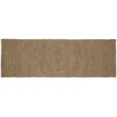 vidaXL Vloerkleden Grijs 60 x 250 cm Jute