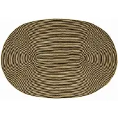 vidaXL - Gebied - Tapijt - Naturel - en - Zwart - 205 - x - 305 - cm - Jute