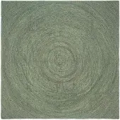 vidaXL Vloerkleden Olijfgroen 300 x 300 cm Jute