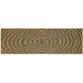 vidaXL Gebied Tapijt Zwart 80 x 250 cm Jute
