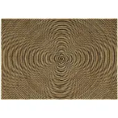 vidaXL Gebied Tapijt Zwart 240 x 340 cm Jute