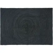 vidaXL Vloerkleden Donkergrijs 120 x 170 cm Jute
