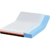 vidaXL Matras, wit en zwart, 140 x 190 cm, jacquardstof