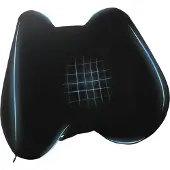 vidaXL Rugkussen Zwart Traagschuim 40 x 32 x 13 cm