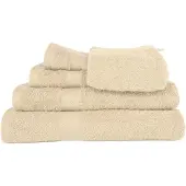 Tiseco HOME STUDIO - Handdoek RIVA - SET/6 - 100% katoen - 450 g/m² - 100% katoen - superzacht en zeer absorberend - 50x100 cm - Zand