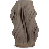 SP Collection Vaas 20x20xH28,5cm satin brown Vea