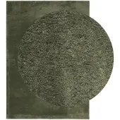 vidaXL Vloerkleed HUARTE laagpolig zacht wasbaar 120x170 cm bosgroen