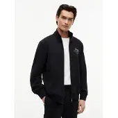 Tommy Hilfiger Sweatvest zwart / wit