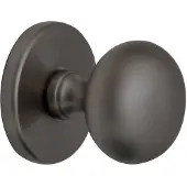 Hardbrass Voordeurknop Iris 56 mm | PVD Gun Metal