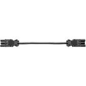 Bachmann installatiestekker stroomkabel - Wieland GST18 - GST18 - LSZH / zwart - 1 meter