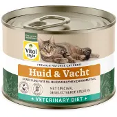 VITALstyle 12x Kattenvoer Blik Huid & Vacht 200 gr