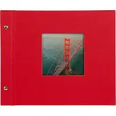 Goldbuch Bella Vista losbladig album 30x25 red