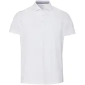 Pure Functional Slim Fit Polo shirt Korte mouw wit