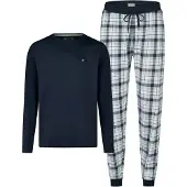 Phil&Co. Pyjama lang donkerblauw