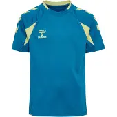 Hummel Functioneel shirt azuur / limoen