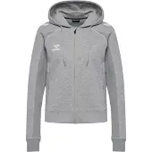 Hummel Sportief sweatvest grijs gemêleerd