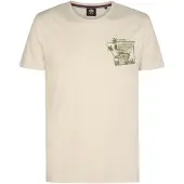 Petrol Industries Heren shirt m-1060-tsr604 0112 seashell