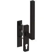 Hardbrass Hefschuifdeurgreep Geneve Enkel PC69 | Puur Zwart