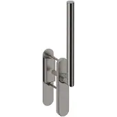 Hardbrass Hefschuifdeurgreep Toledo B Enkel Blind | Inox