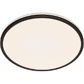 Signify Philips Functionele Plafondlamp Ozziet, 22 W, LED, Niet vervangbare lampen, 4000 K, 2500 lm, IP20, Zwart