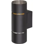 Action Wandlamp Wandlamp Spotlamp LED woonspiegellamp met UP DOWN functie, metaal zwart, 1x LED 1x 9W 1x 800 lm, HxB 20x8 cm