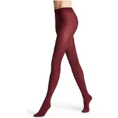 Falke Cotton Touch eenkleurig katoen panty dames rood - maat S