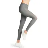 Falke Pure Matt eenkleurig materiaal ondoorzichtig 50 DEN legging dames grijs - maat S