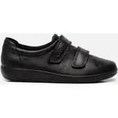Ecco Slip-on 'Slipper Damen 206513/56723 Glattleder in schwarz' zwart