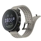 Suunto Montre connectée Vertical Black Sand avec bracelet silicone Beige