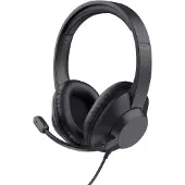 Trust Ayda Max - Headset - On-Ear - kabelgebunden Audiochip voor koptelefoon Kabel Zwart Noise Cancelling