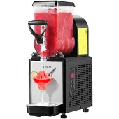 Vevor Slusjemachine 6 liter, professionele ijsmachine met automatische reinigingsfunctie, margarita-machine voor restaurants, bars en feesten. Geschikt voor slushijs, margaritas en milkshakes