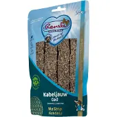 Renske 10x Gezonde Beloning Vleesstrips Hondensnack Kabeljauw 70 Gr