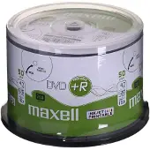 Maxell Dvd+r 120/4.7gb Spindle 50 White Printable