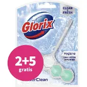Glorix 2+5 gratis: Toiletblok Power Clean Hygiëne