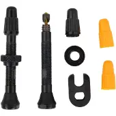 Continental Tubeless Presta Valve 2 Units Zwart 40 mm