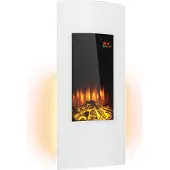 Klarstein Lamington elektrische haard 2000 W led-vlammen ventilator verwarmer timer sfeerverlichting