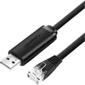UGREEN - consolekabel - USB - Ethernet RJ45-adapter 1,5m zwart - (CM204)