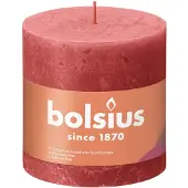 Bolsius Stompkaars Rustiek Shine Roze 62 Uur D 10 H 10 Cm