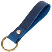 LGT JWLS Sleutelhanger Lus Leer Blauw met Sleutelring
