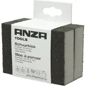 Anza Schuurspons Middel/fijn Set 2 Stuks
