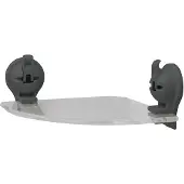 Eurotrail wandhoekplank 23 x 23 cm ABS grijs