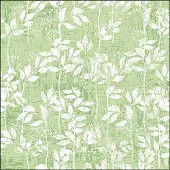 Ambiente Lunch Servetten Leaves Pattern Light Green - - 33x33 cm