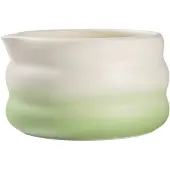 Chiato Keramische matcha kom Chawan Mint Earth – Mint / Wit