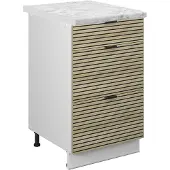 Vicco Fame-Line Keukenkasten – 50 cm, WB Marmer Eiken paneel
