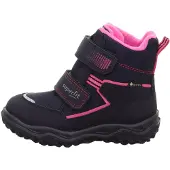 Superfit Snowboots 'HUSKY' navy / zilvergrijs / fuchsia